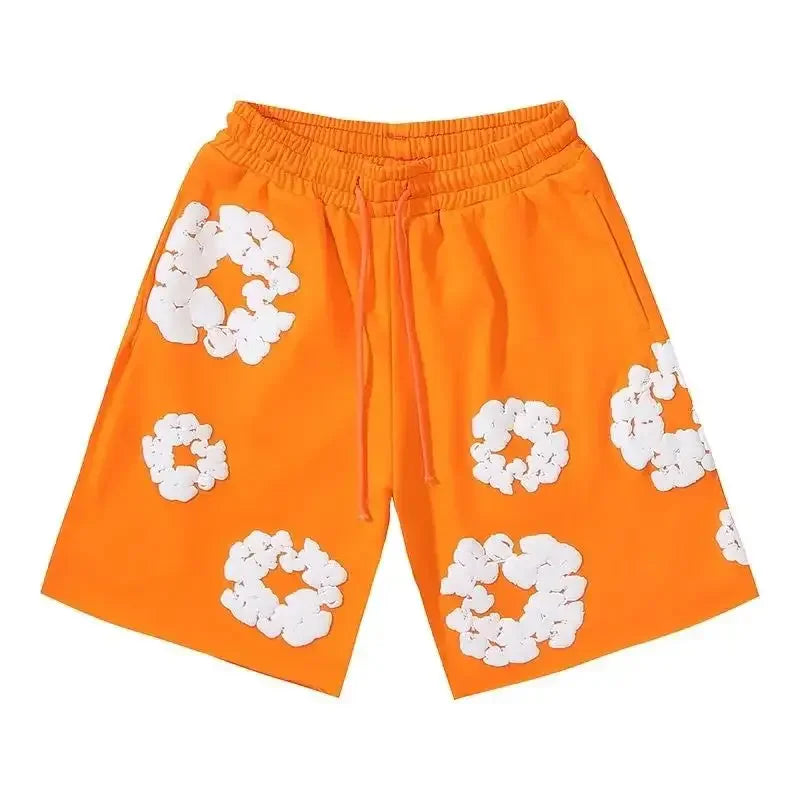 Denim Tears Floral Shorts Pant Orange