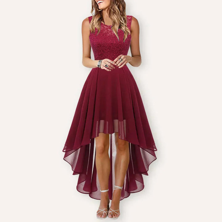 Diana | Women's Elegant Long Sleeve Wedding Guest Dress-The Yellow Prime
