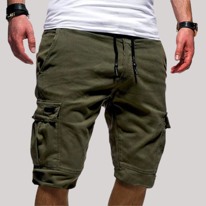 Dinu | Men's Stretchable Urban Cargo Shorts-The Yellow Prime