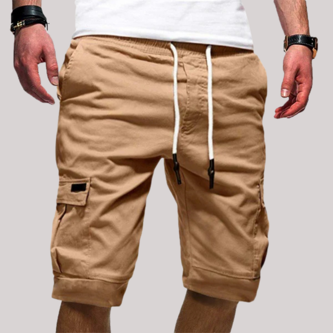 Dinu | Men's Stretchable Urban Cargo Shorts-The Yellow Prime