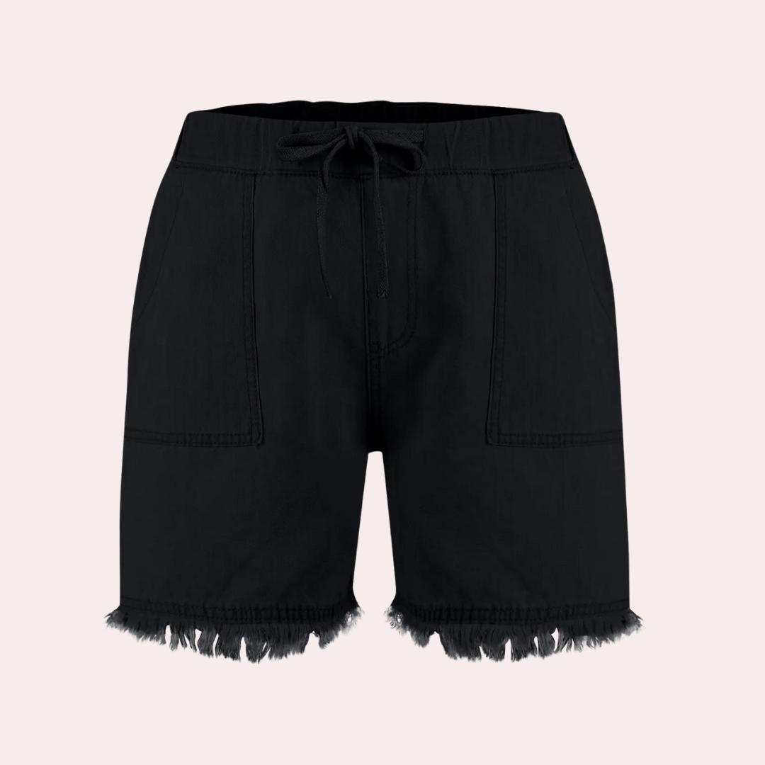 Dolphins | Women's Elegant and Comfortable Shorts with Side Pockets-The Yellow Prime