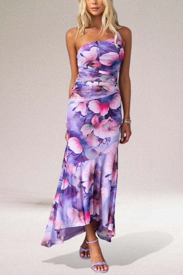 Doriana | Women's Elegant Floral Maxi Dress-The Yellow Prime