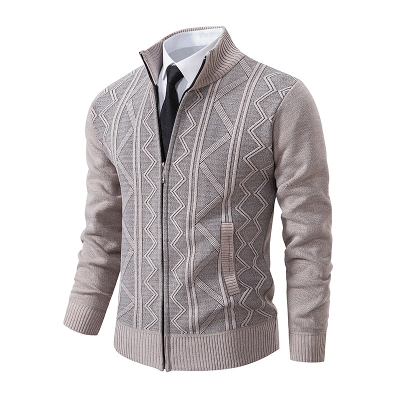 Cardigan classique en maille pour homme, intemporel et confortable