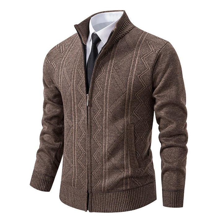 Cardigan classique en maille pour homme, intemporel et confortable