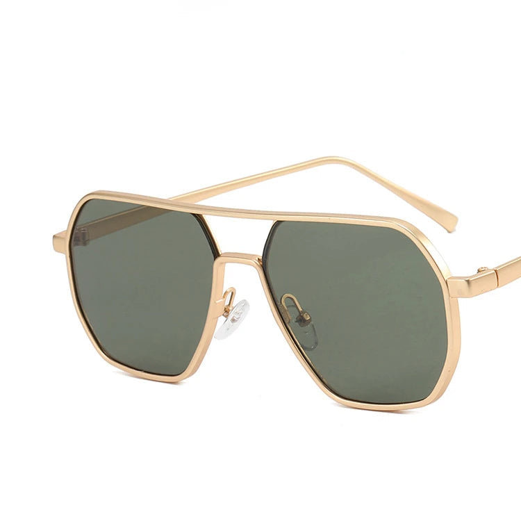 Durable Men's Pilot Sunglasses – Classic Stainless Steel Design for Daily Use-The Yellow Prime