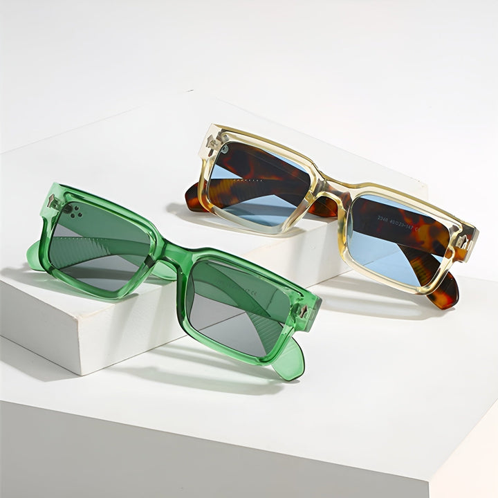 Durable Men's Sunglasses – Classic Retro Style, Scratch-Resistant-The Yellow Prime