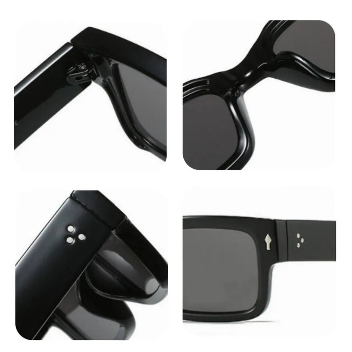 Durable Men's Sunglasses – Classic Retro Style, Scratch-Resistant-The Yellow Prime
