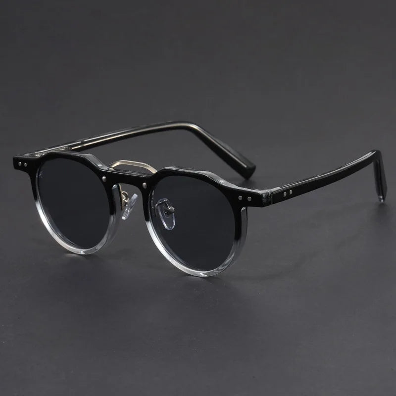 Durable Men's Sunglasses – Classic Round Style, Lightweight for Daily Use-The Yellow Prime
