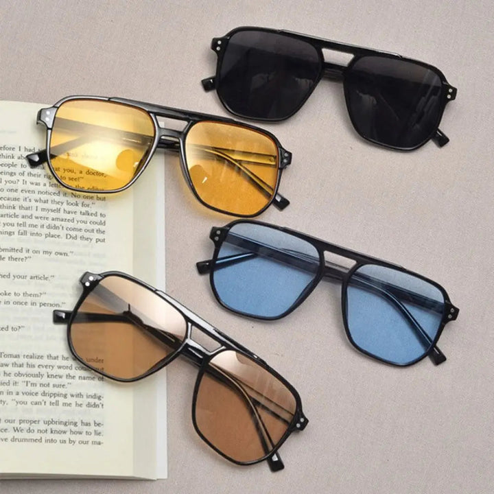 Durable Men's Sunglasses - Classic Style, Lightweight for Daily Wear-The Yellow Prime