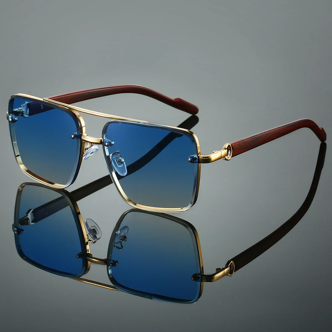 Durable men's aviator sunglasses – classic square design for any occasion-The Yellow Prime