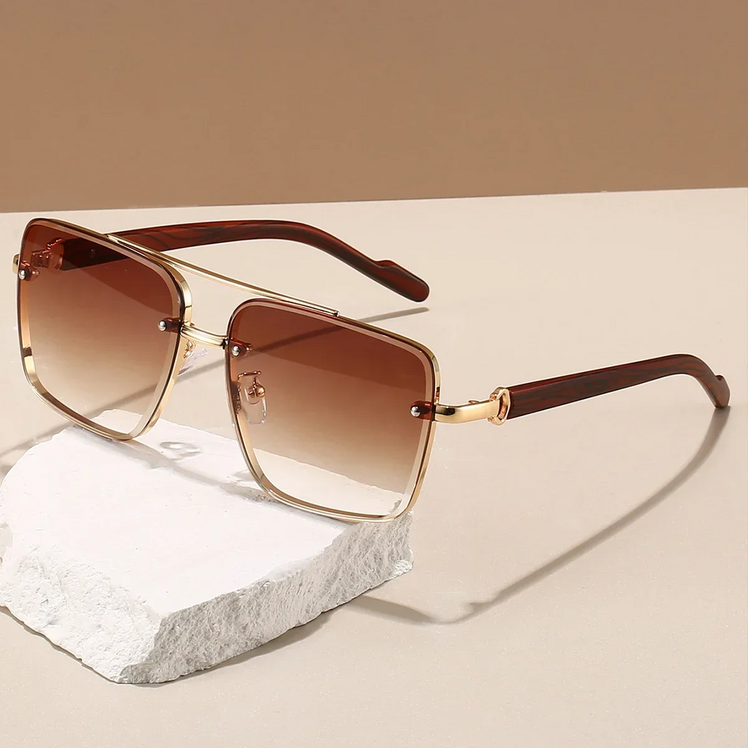 Durable men's aviator sunglasses – classic square design for any occasion-The Yellow Prime