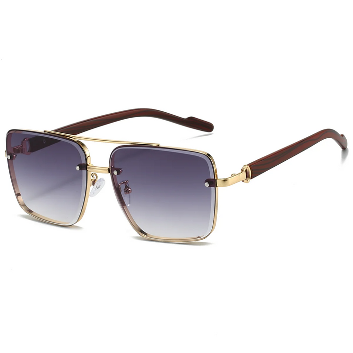 Durable men's aviator sunglasses – classic square design for any occasion-The Yellow Prime