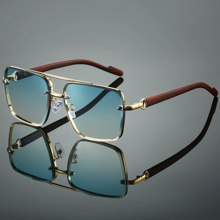 Durable men's aviator sunglasses – classic square design for any occasion-The Yellow Prime