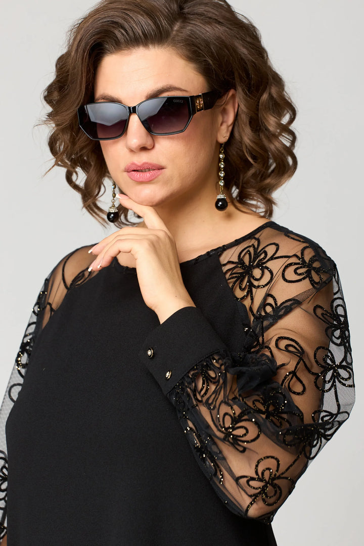 Edyth | Women's Elegant Lace Dress-The Yellow Prime