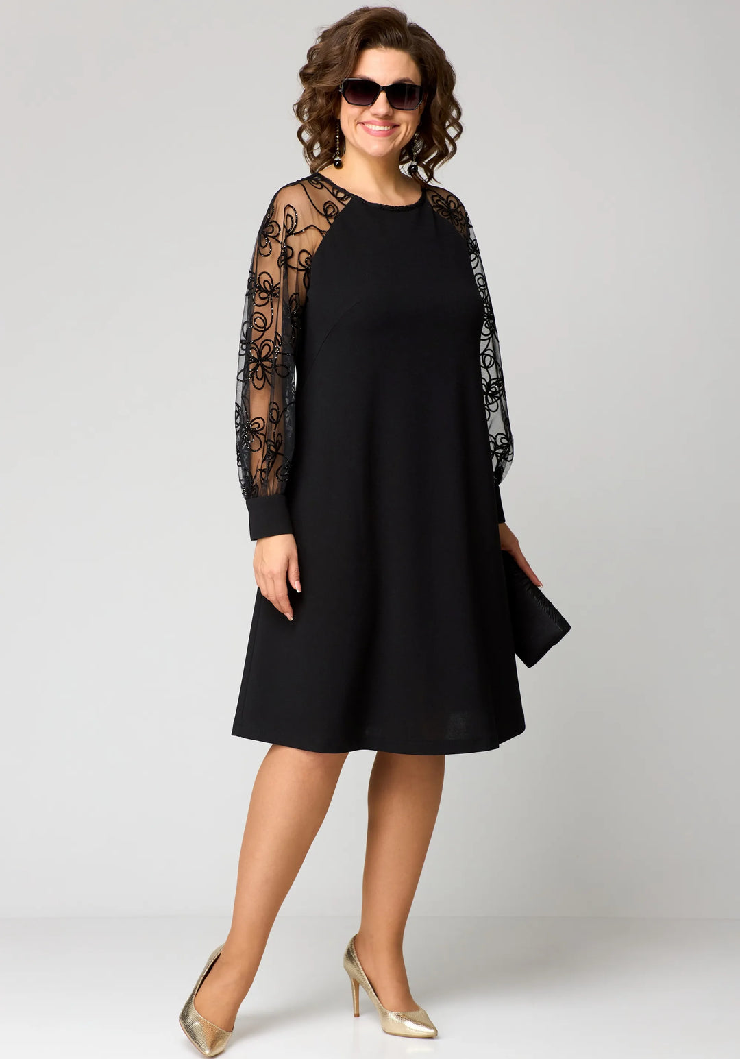 Edyth | Women's Elegant Lace Dress-The Yellow Prime