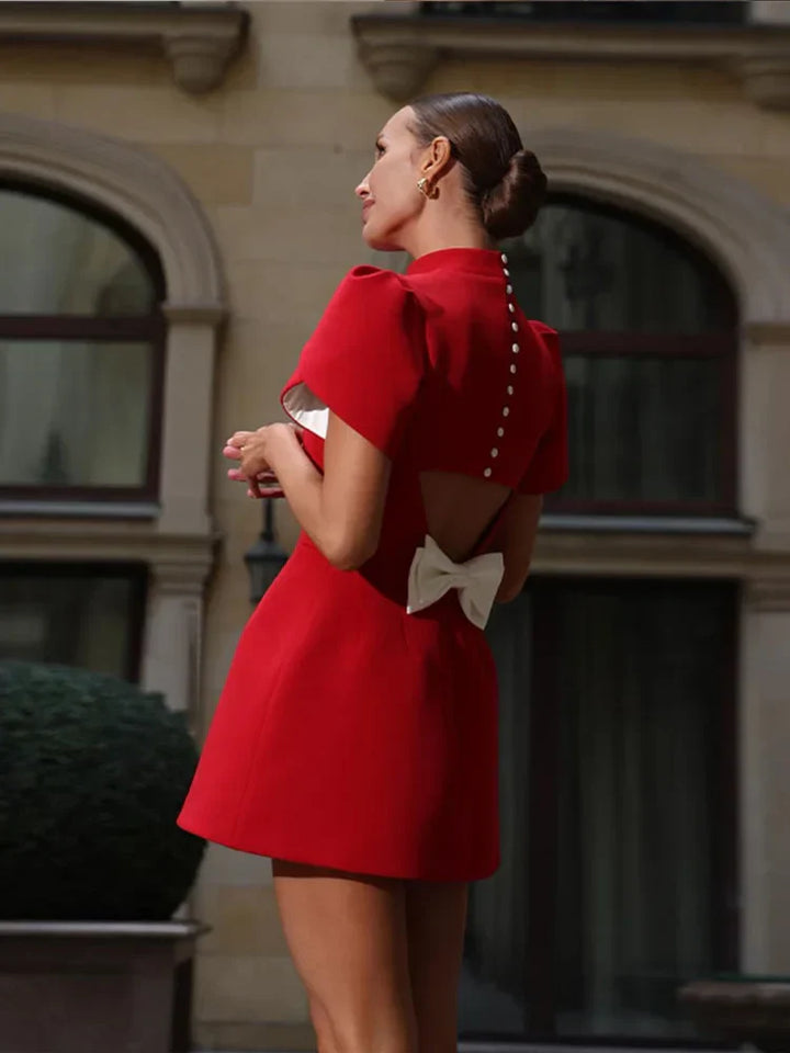 Women's Charming Mini Dress – Timeless Elegance for Any Occasion!-The Yellow Prime