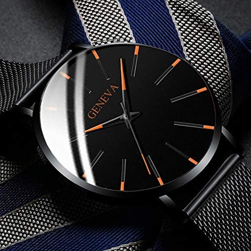 Men's minimalist stainless steel business watch for everyday wear-The Yellow Prime