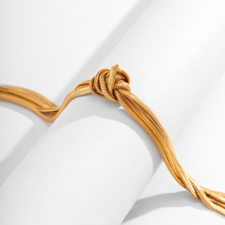 Eliana | Women's Trendy Elegant Knot Necklace-The Yellow Prime