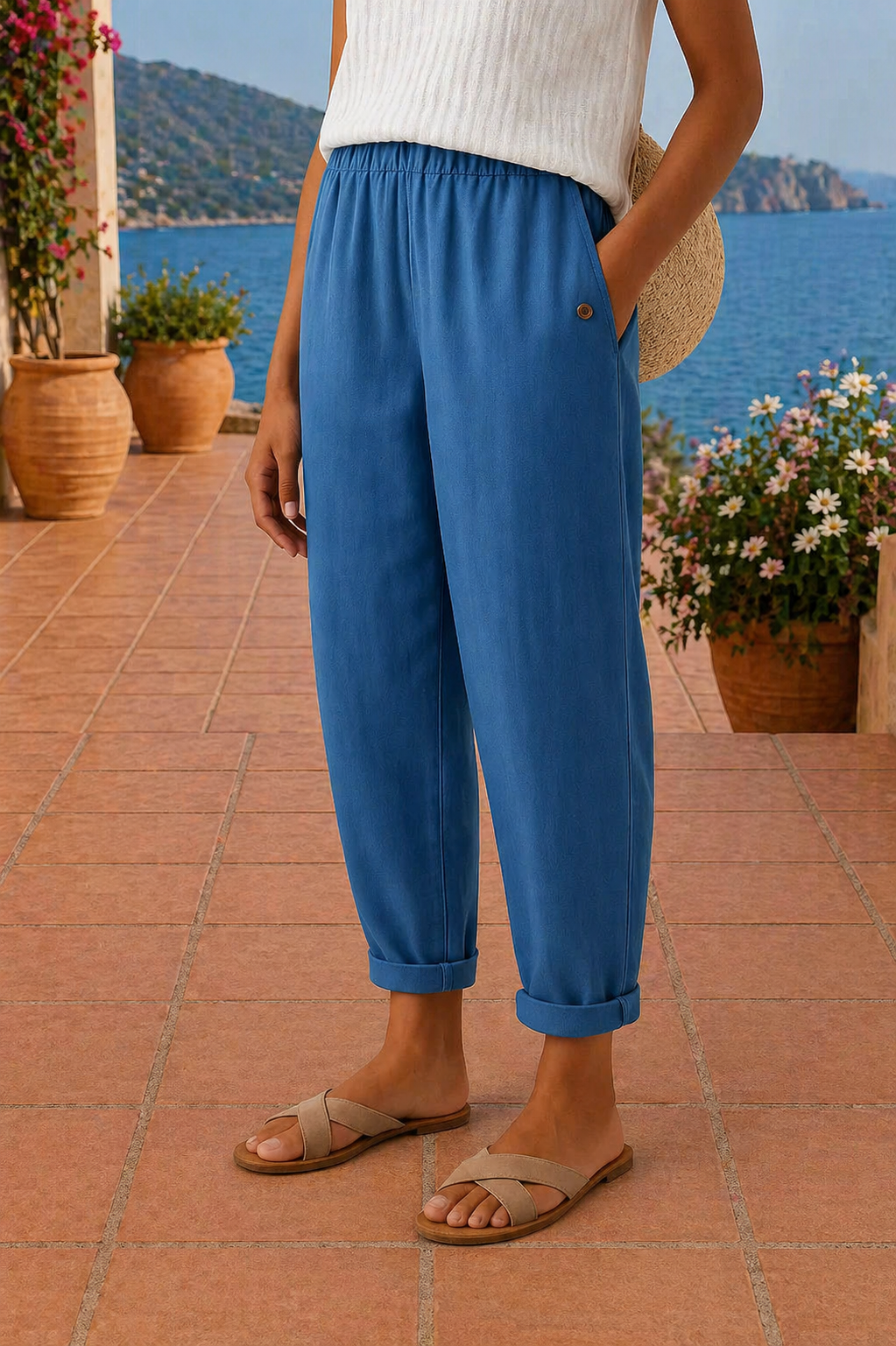 Ellena | Women's Comfortable Pants-The Yellow Prime