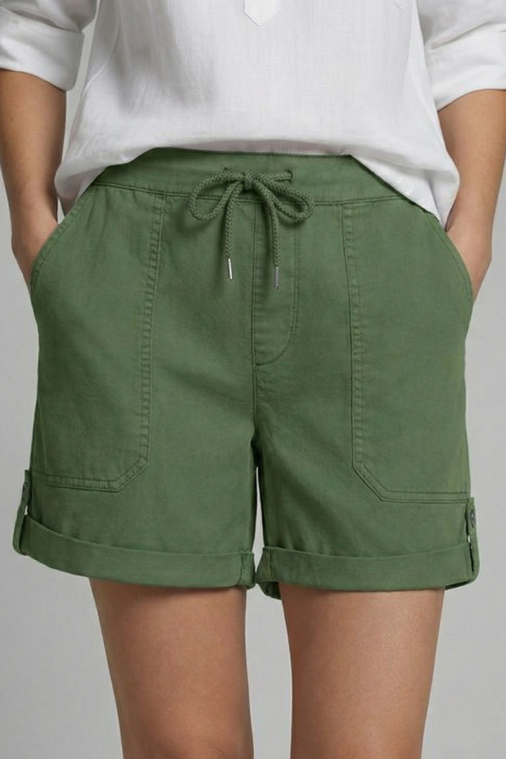 Emily | Women's Casual Summer Shorts-The Yellow Prime