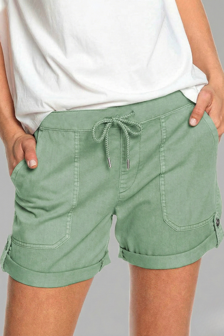 Emily | Women's Casual Summer Shorts-The Yellow Prime