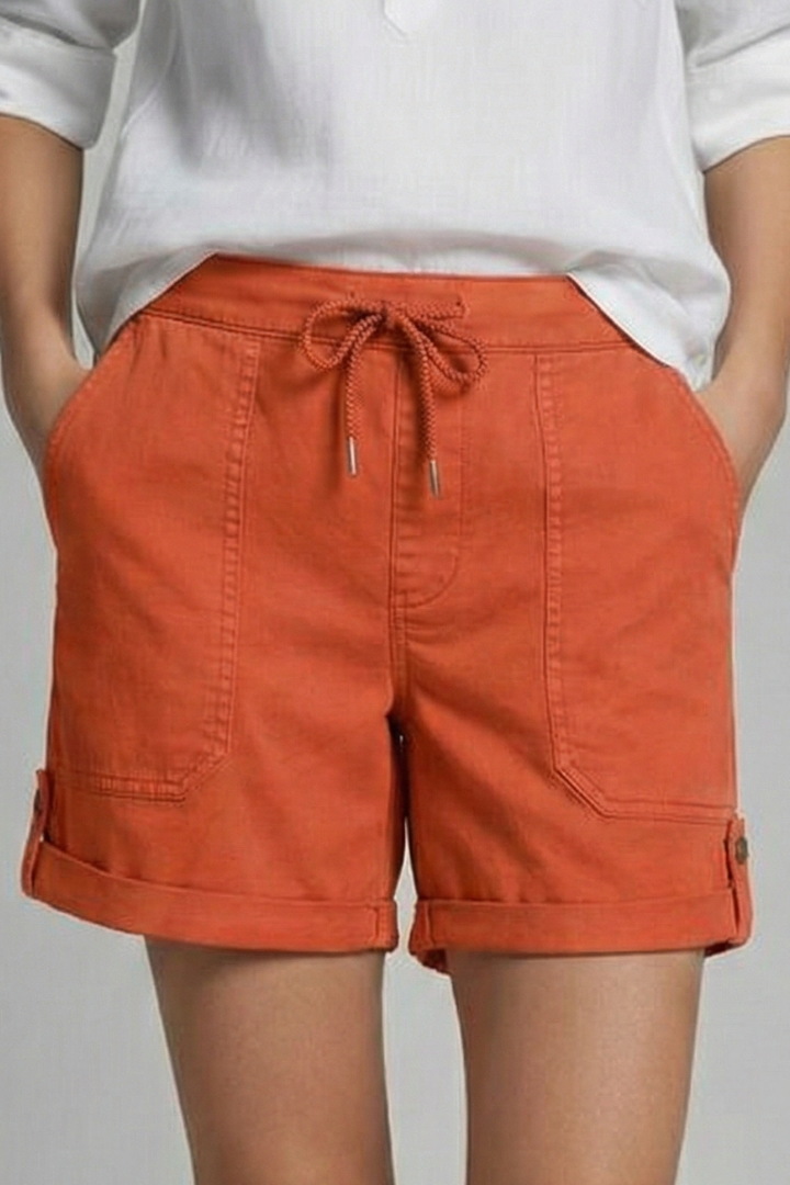Emily | Women's Casual Summer Shorts-The Yellow Prime