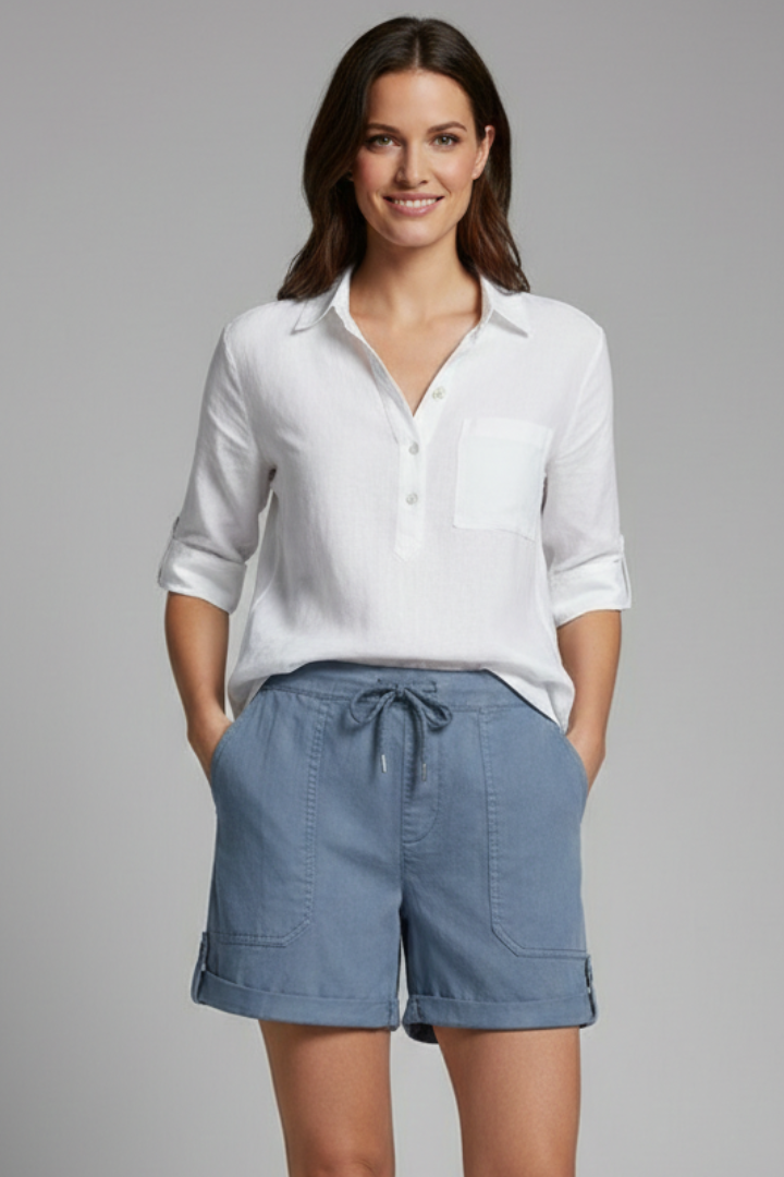 Emily | Women's Casual Summer Shorts-The Yellow Prime