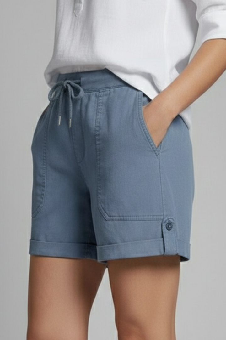 Emily | Women's Casual Summer Shorts-The Yellow Prime