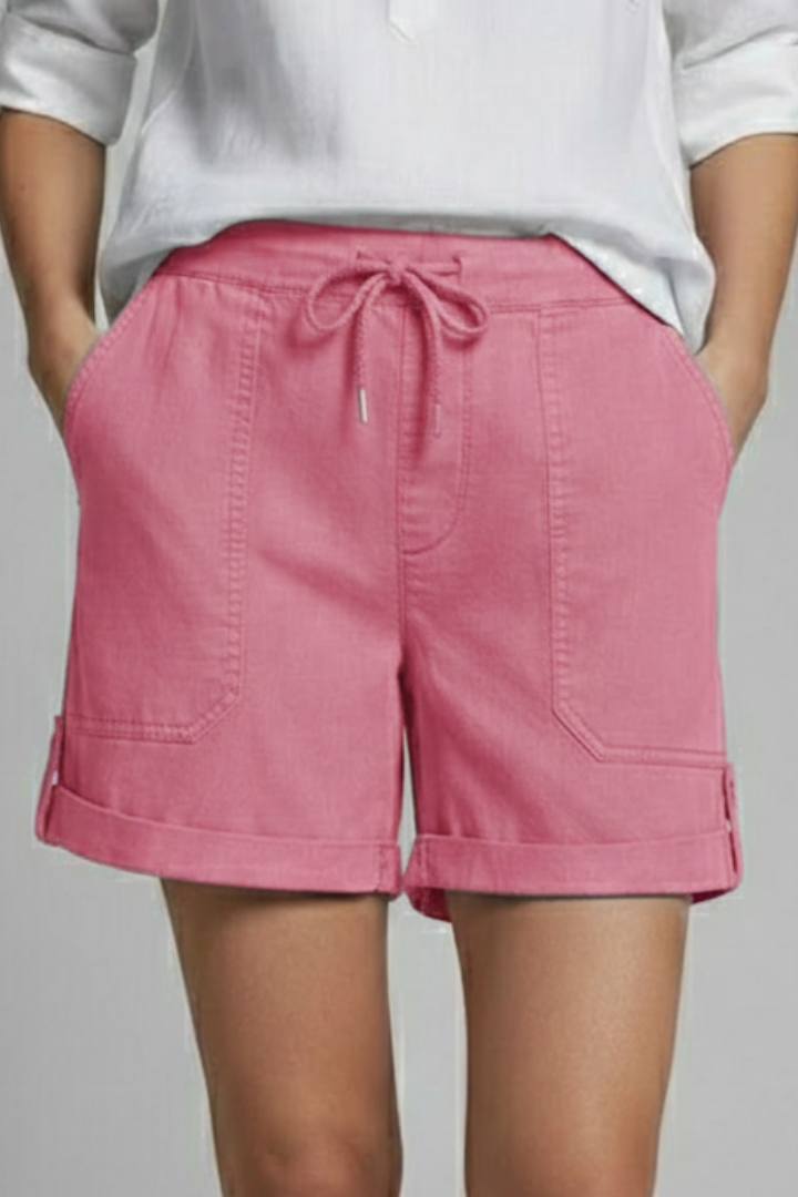 Emily | Women's Casual Summer Shorts-The Yellow Prime