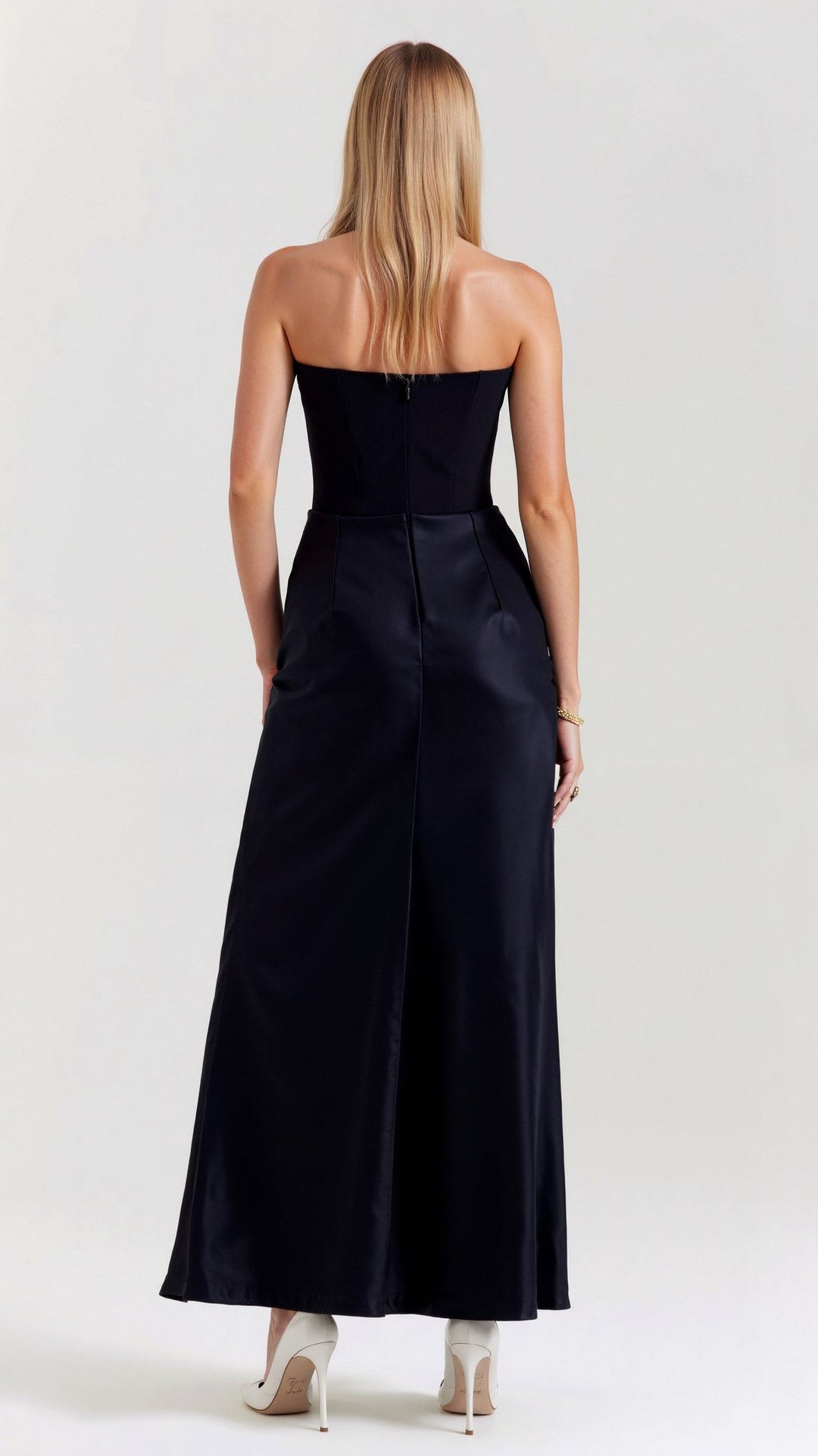 Emily | Women's Column Midi Dress-The Yellow Prime
