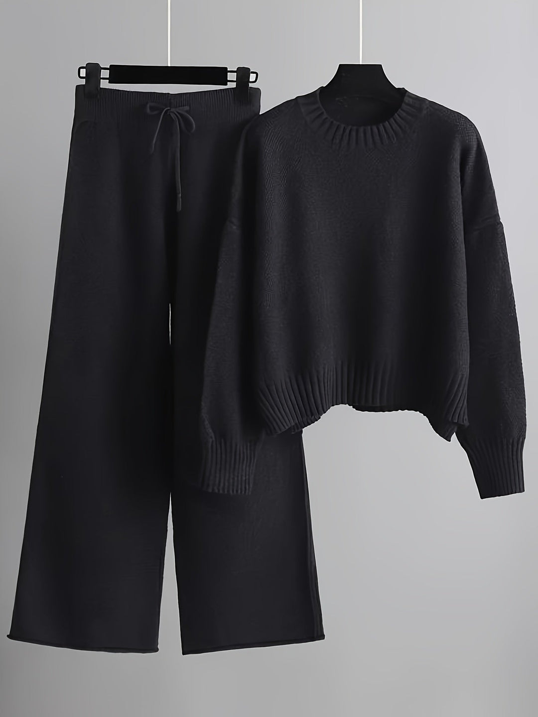 Emily | Women's Cozy Knit Loungewear Set-The Yellow Prime