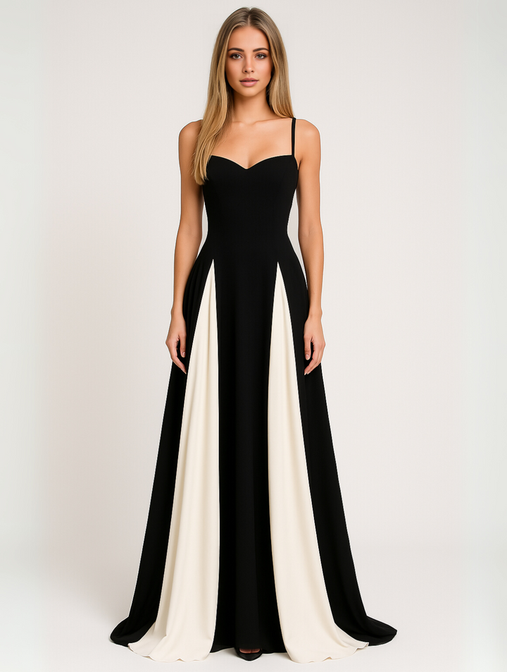 Pamela | Women's Elegant Formal Maxi Wedding Guest Dress-The Yellow Prime
