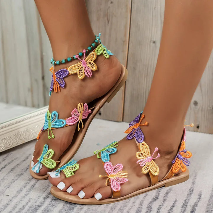 Emma | Women's Luxurious Summer Butterfly Slippers with Comfort-The Yellow Prime