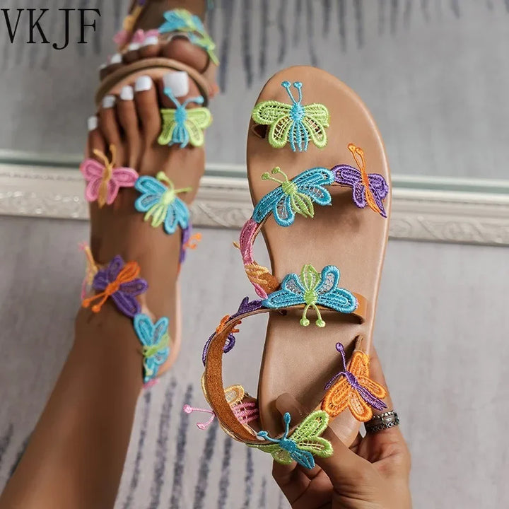 Emma | Women's Luxurious Summer Butterfly Slippers with Comfort-The Yellow Prime