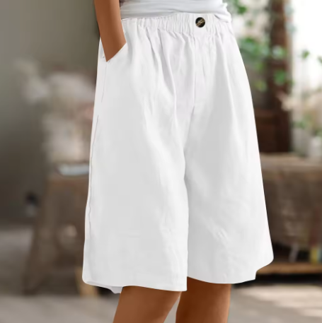 Emma | Women's Relaxed Fit Casual Shorts-The Yellow Prime
