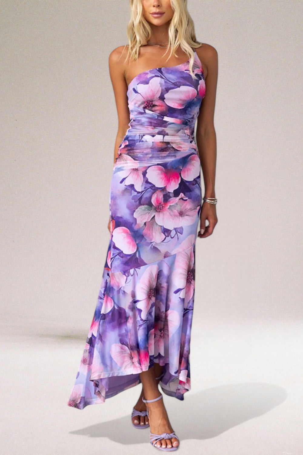 Doriana | Women's Elegant Floral Maxi Dress-The Yellow Prime