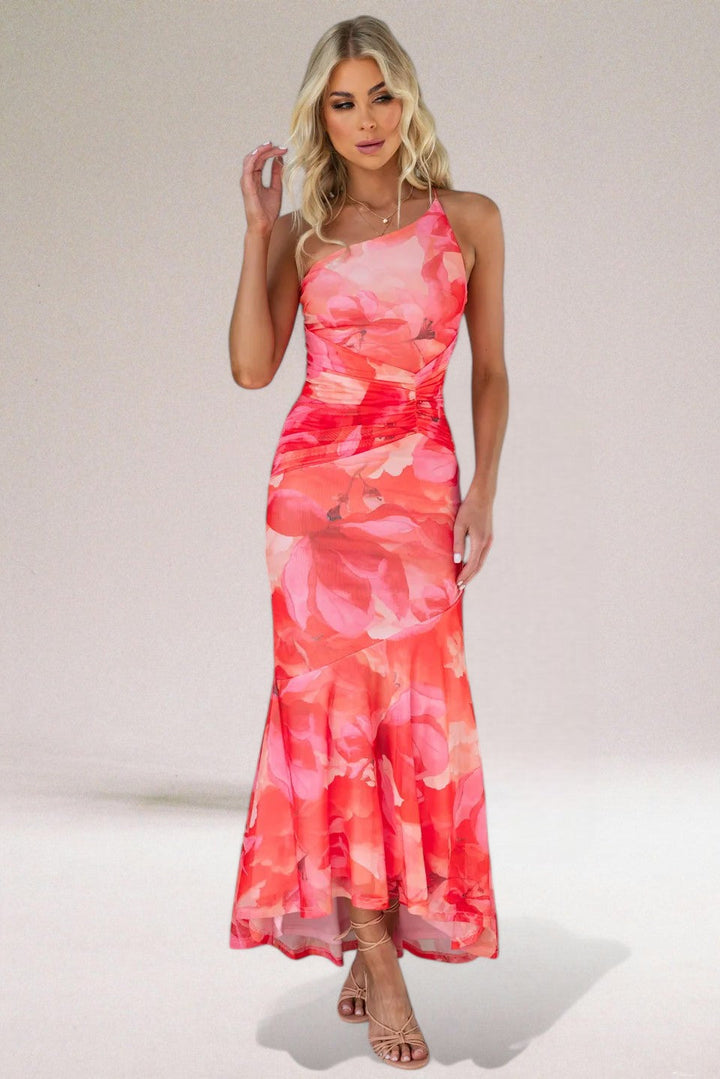 Doriana | Women's Elegant Floral Maxi Dress-The Yellow Prime