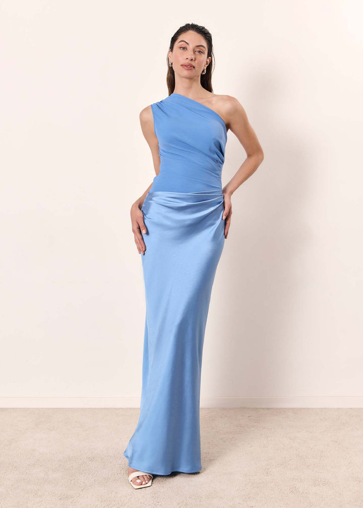 Samantha | Elegant Flowing Maxi Dress for Women-The Yellow Prime