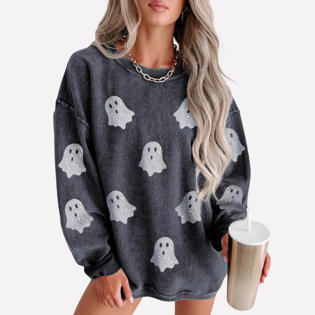Women's Oversized Round Neck Sweatshirt