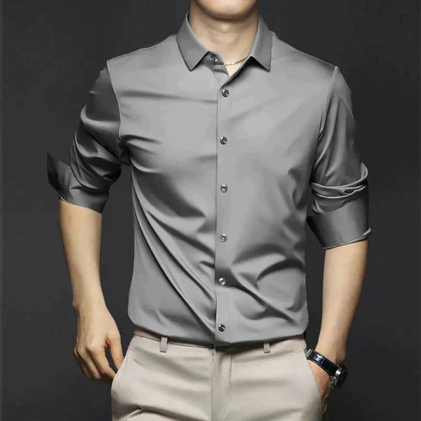 Eric | Men's Slim Fit Stretch Dress Shirt-The Yellow Prime