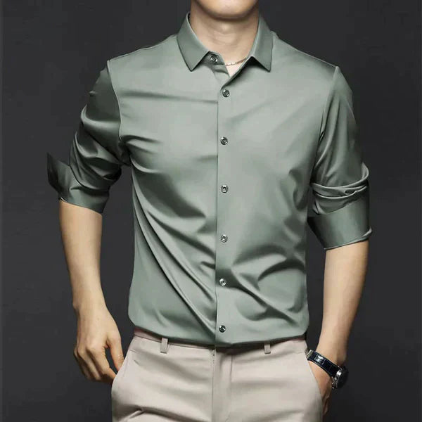 Eric | Men's Slim Fit Stretch Dress Shirt-The Yellow Prime