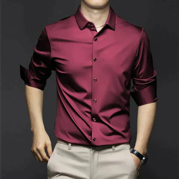 Eric | Men's Slim Fit Stretch Dress Shirt-The Yellow Prime