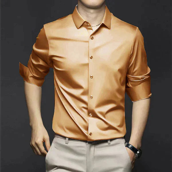 Eric | Men's Slim Fit Stretch Dress Shirt-The Yellow Prime