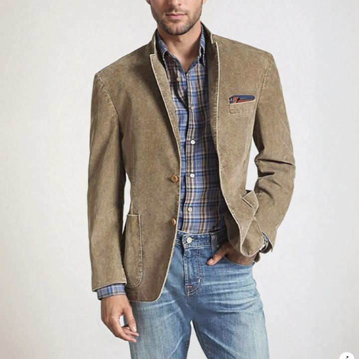 Men's Stand Collar Casual Blazer