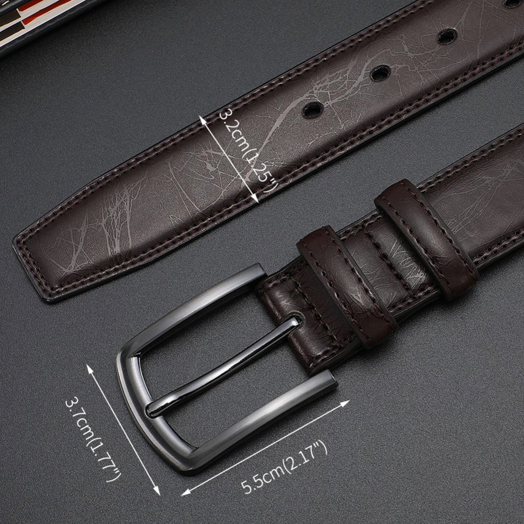 Ethan | Stylish Men's Leather Belt-The Yellow Prime