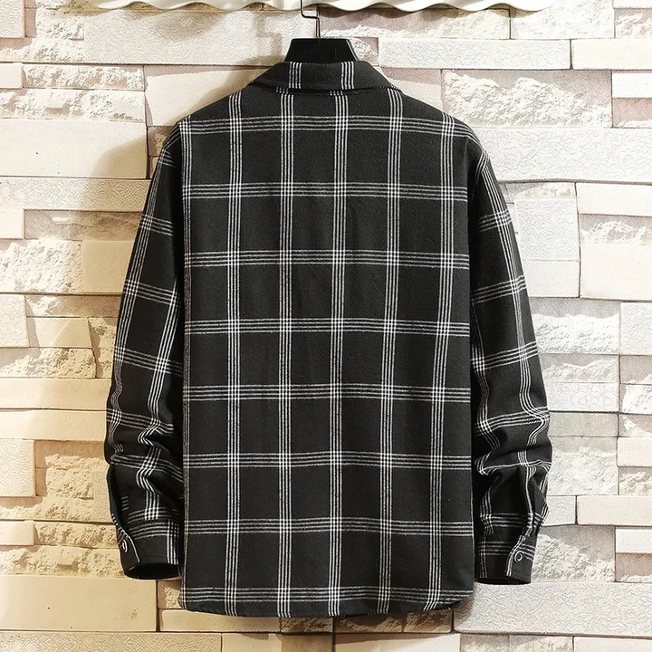 James | Men's Plaid Flannel Shirt-The Yellow Prime