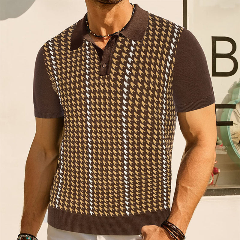 Bryon | Men's Classic Vintage Polo Tee-The Yellow Prime