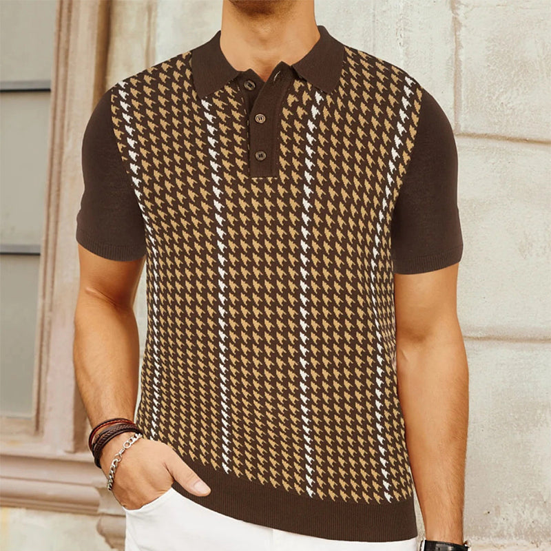 Bryon | Men's Classic Vintage Polo Tee-The Yellow Prime