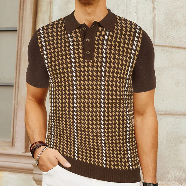 Bryon | Men's Classic Vintage Polo Tee-The Yellow Prime