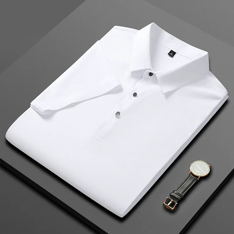 Arman | Men's Lightweight Stretchy Polo Shirt-The Yellow Prime